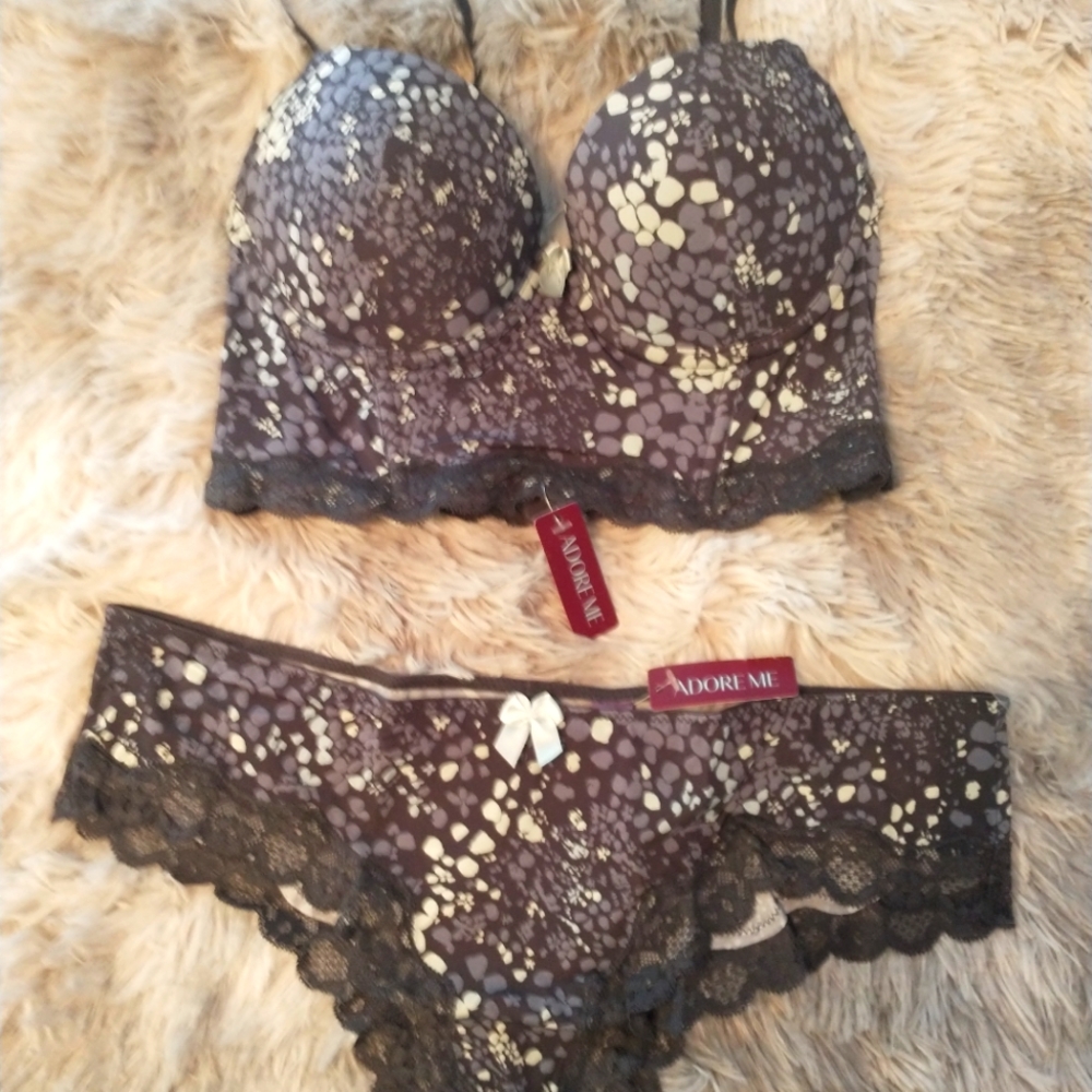 Women's bustier and panty set. BNWT.